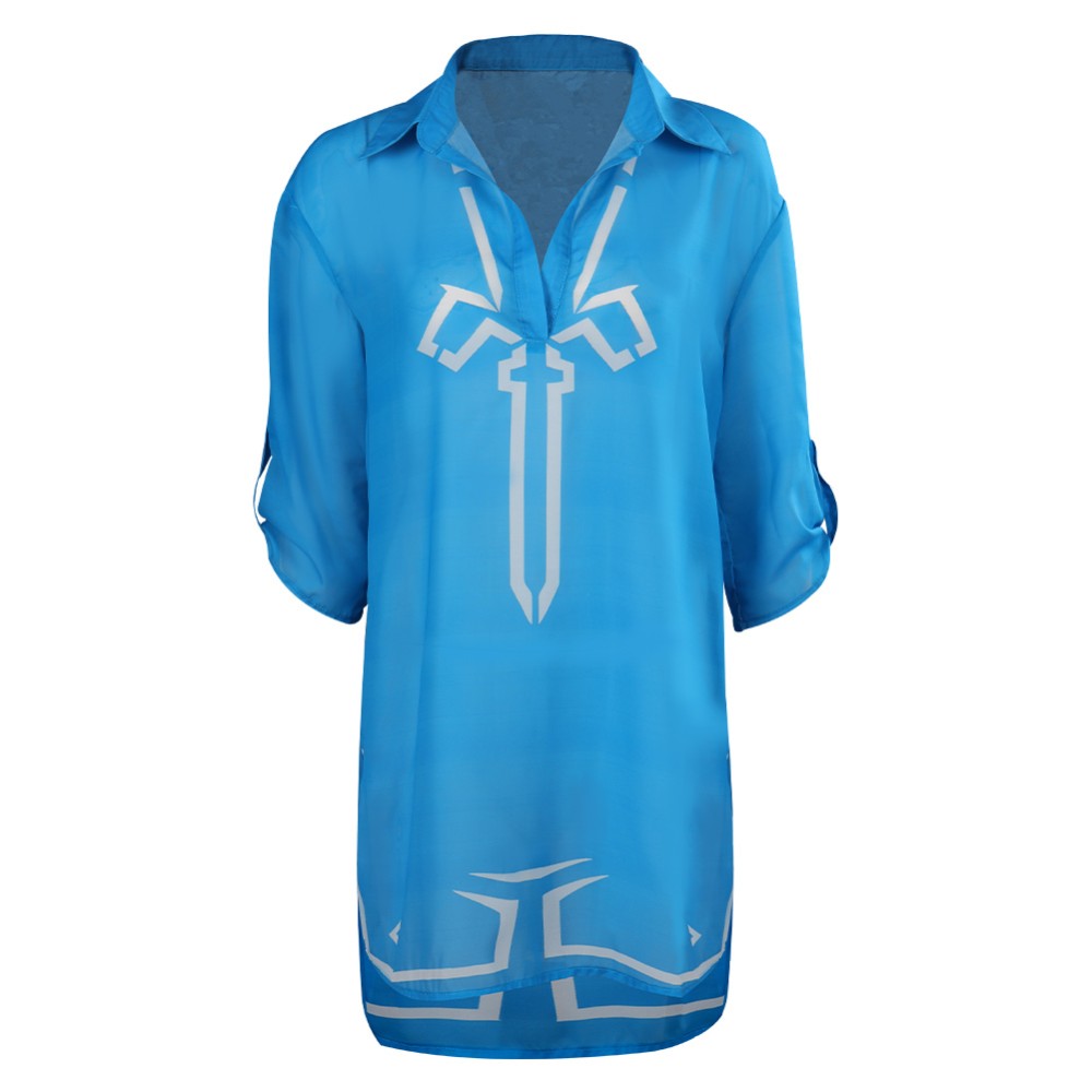 The Legend of Zelda Beach Cover up Swimsuit Kimono Suit Cosplay Costume Halloween Carnival
