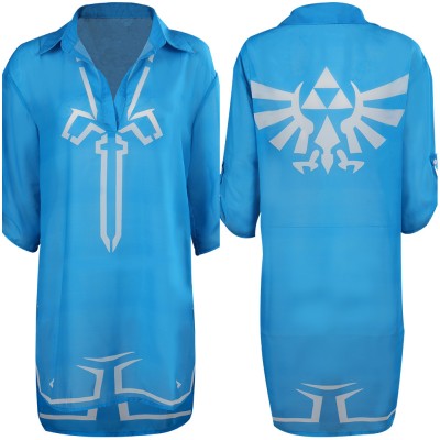 The Legend of Zelda Beach Cover up Swimsuit Kimono Suit Cosplay Costume Halloween Carnival