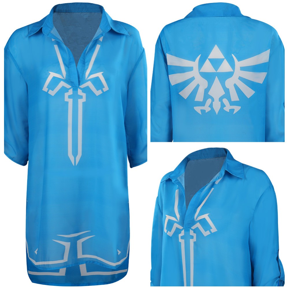 The Legend of Zelda Beach Cover up Swimsuit Kimono Suit Cosplay Costume Halloween Carnival