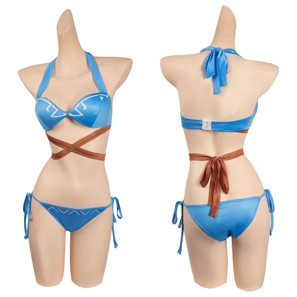 The Legend of Zelda: Tears of the Kingdom TOTK Swimsuit Party Suit Cosplay Costume Halloween Carnival Outfit
