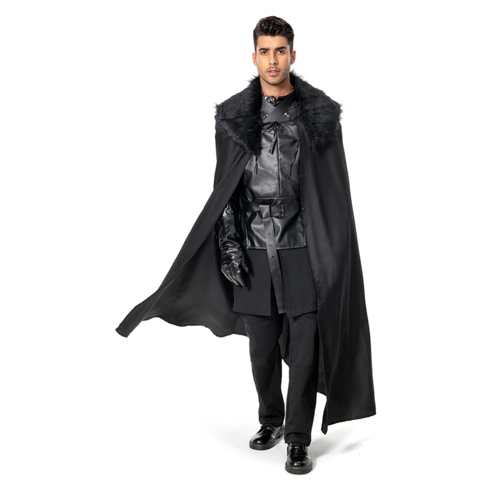 Jon Snow Night's Watch Cosplay Costume Halloween Carnival Outfit