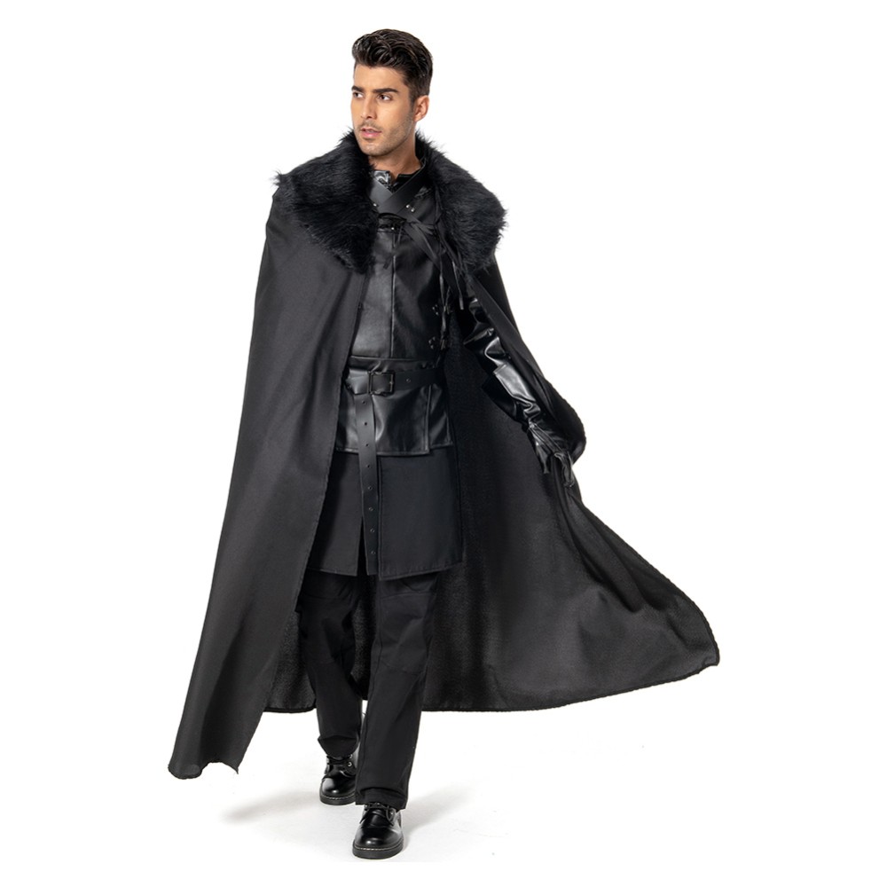 Jon Snow Night's Watch Cosplay Costume Halloween Carnival Outfit