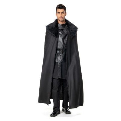 Jon Snow Night's Watch Cosplay Costume Halloween Carnival Outfit