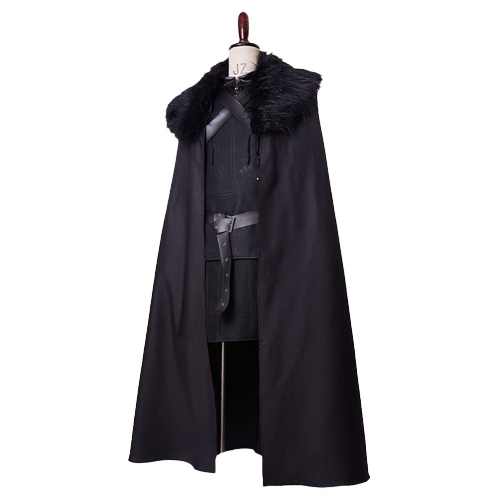 Jon Snow Night's Watch Cosplay Costume Halloween Carnival Outfit