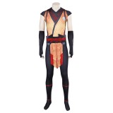 Mortal Kombat Scorpion Printed Jumpsuit Suit Cosplay Costume Halloween Carnival Outfit