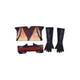 Mortal Kombat Scorpion Printed Jumpsuit Suit Cosplay Costume Halloween Carnival Outfit