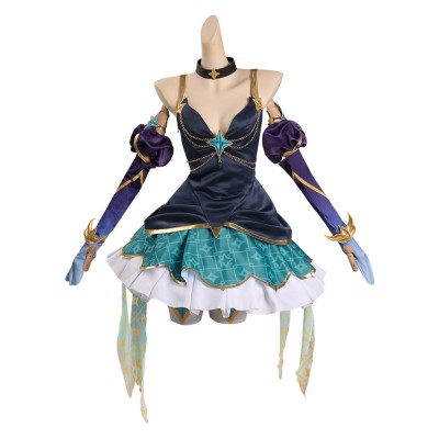 League of Legends Syndra Star Guardian Party Suit Cosplay Costume Halloween Carnival Outfit