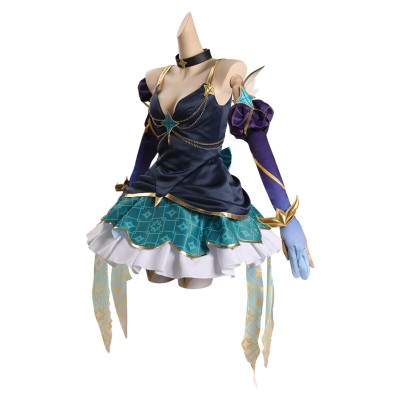 League of Legends Syndra Star Guardian Party Suit Cosplay Costume Halloween Carnival Outfit