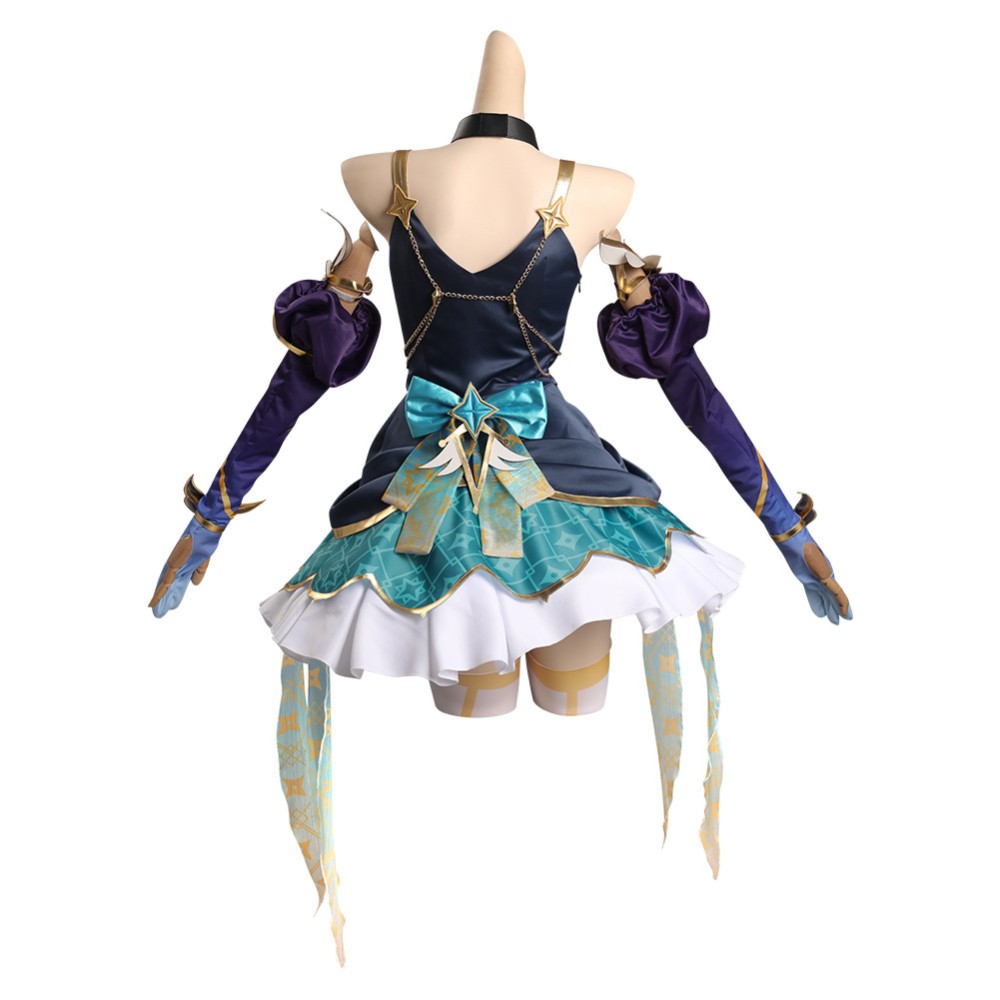 League of Legends Syndra Star Guardian Party Suit Cosplay Costume Halloween Carnival Outfit