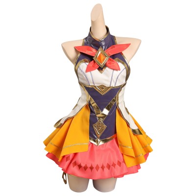 League of Legends Seraphine Star Guardian Dress Suit Cosplay Costume Halloween Carnival Outfit