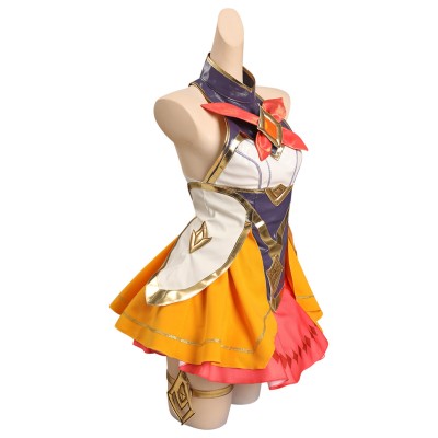 League of Legends Seraphine Star Guardian Dress Suit Cosplay Costume Halloween Carnival Outfit