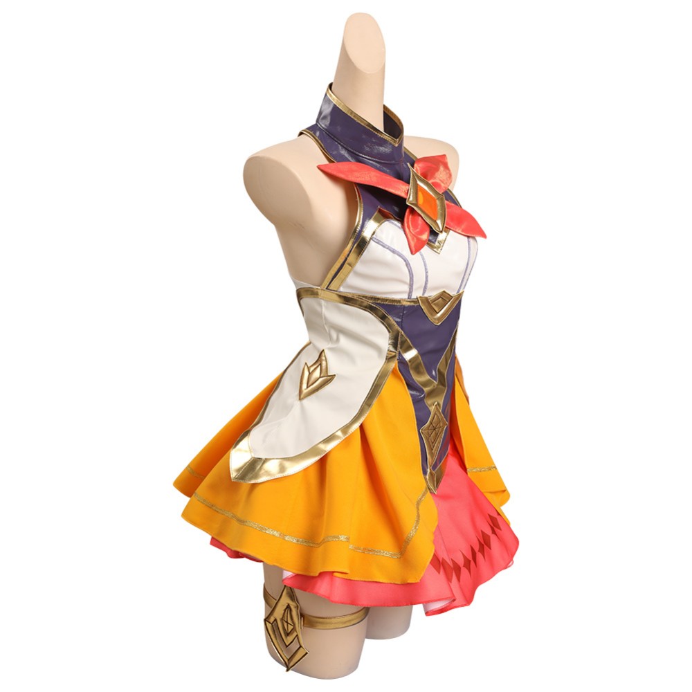 League of Legends Seraphine Star Guardian Dress Suit Cosplay Costume Halloween Carnival Outfit