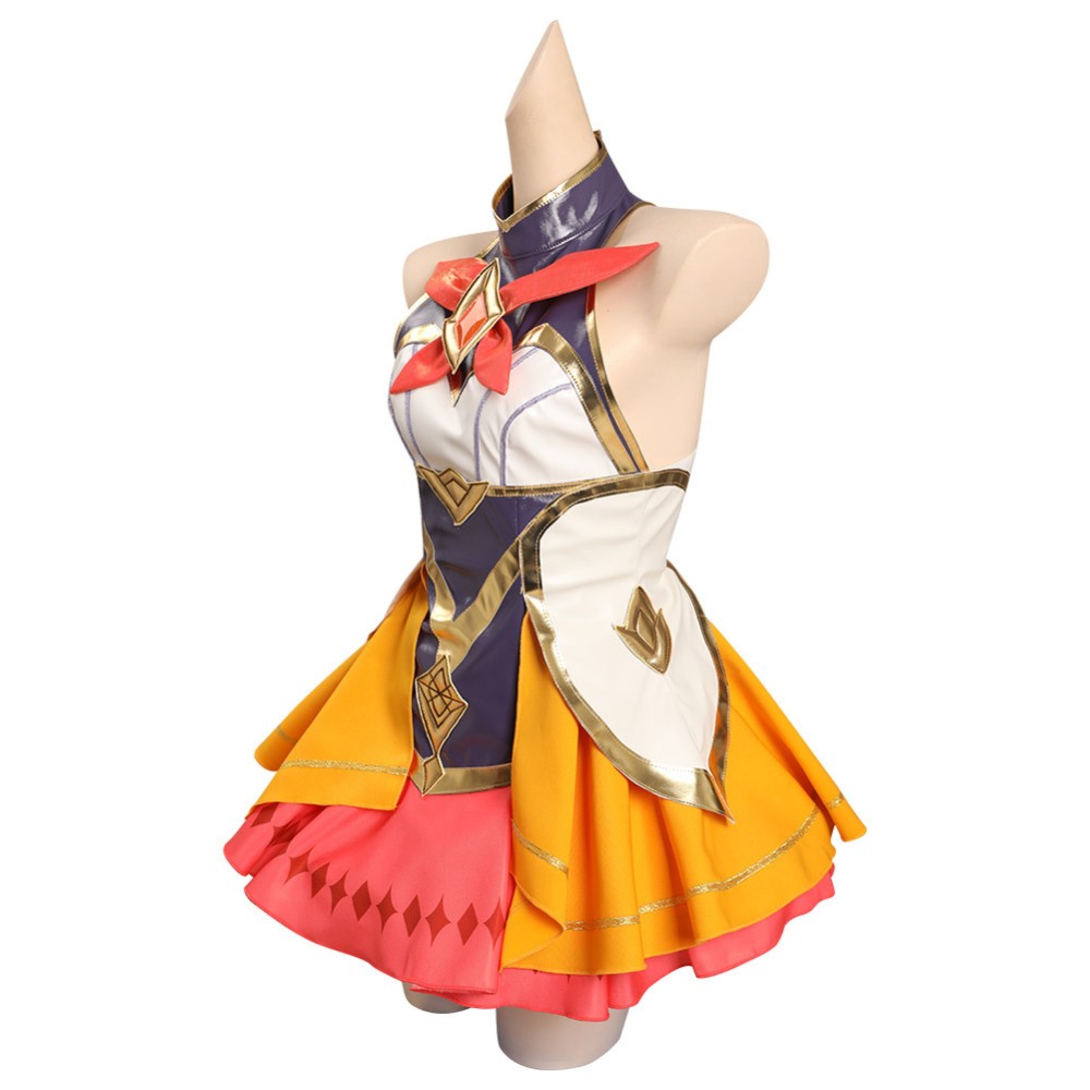 League of Legends Seraphine Star Guardian Dress Suit Cosplay Costume Halloween Carnival Outfit