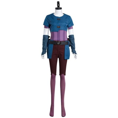 League of Legends Lol - Arcane Powder/Jinx Suit Cosplay Costume Halloween Carnival Outfit