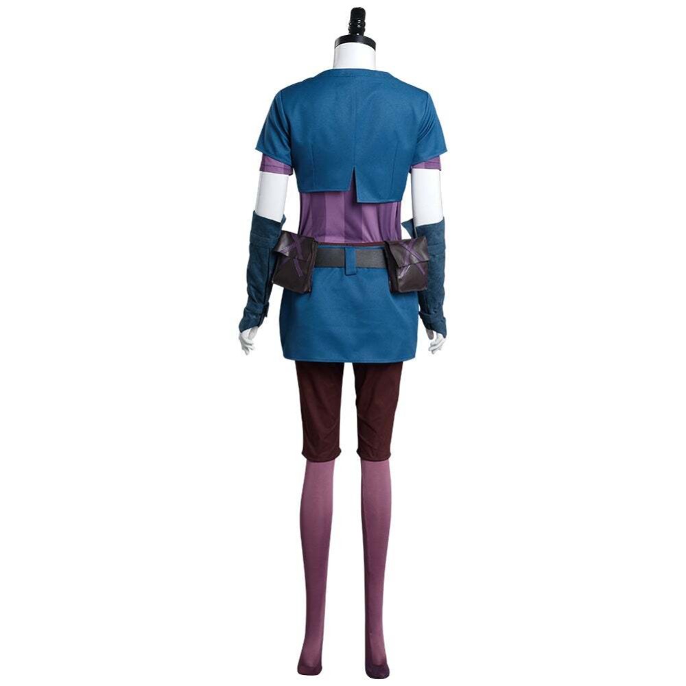 League of Legends Lol - Arcane Powder/Jinx Suit Cosplay Costume Halloween Carnival Outfit