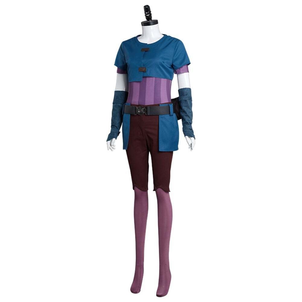 League of Legends Lol - Arcane Powder/Jinx Suit Cosplay Costume Halloween Carnival Outfit