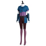 League of Legends Lol - Arcane Powder/Jinx Suit Cosplay Costume Halloween Carnival Outfit