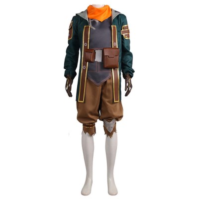 League of Legends Arcane Ekko Festival Christmas Party Cosplay Costume Halloween Carnival Outfit
