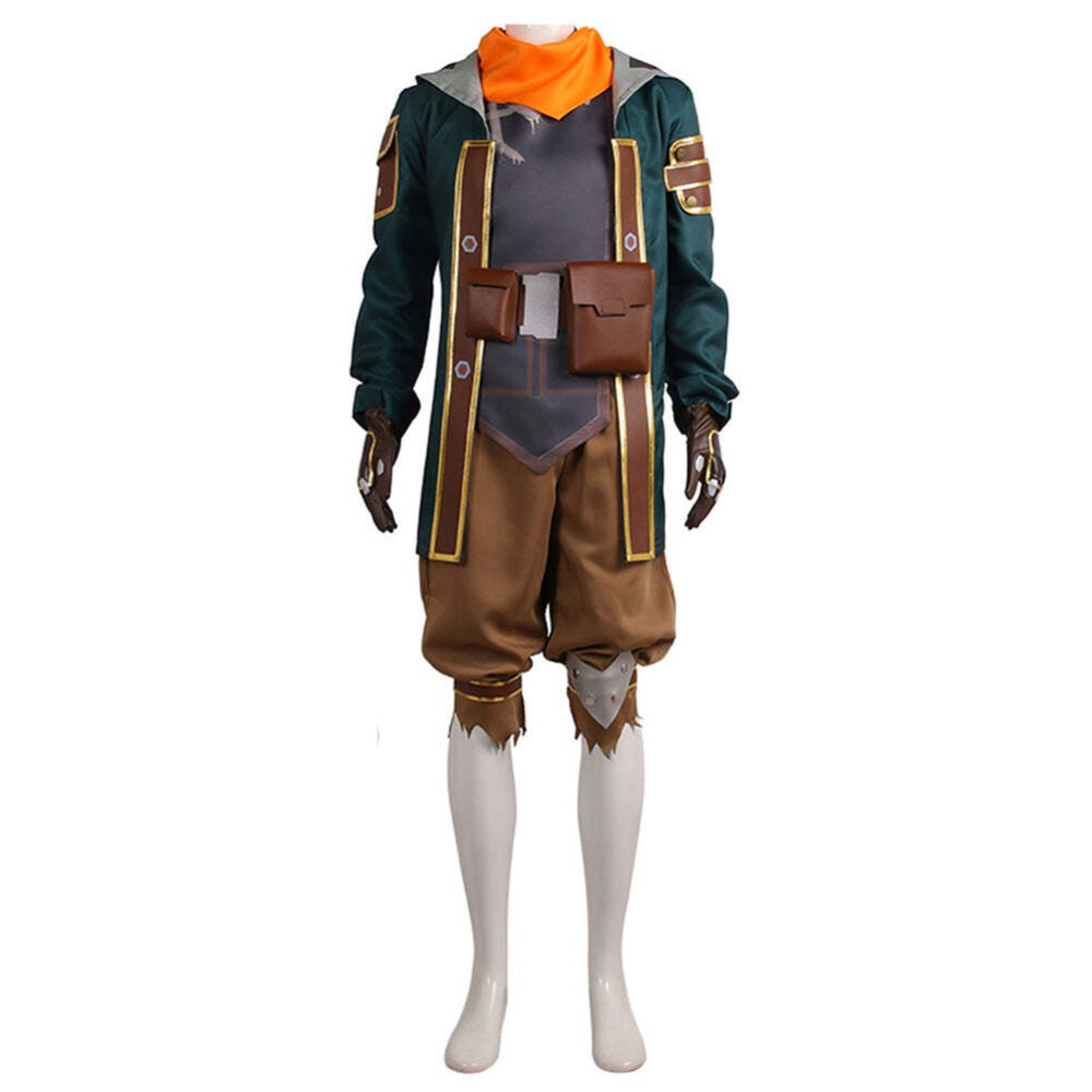 League of Legends Arcane Ekko Festival Christmas Party Cosplay Costume Halloween Carnival Outfit