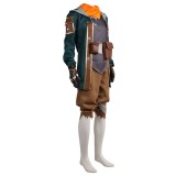 League of Legends Arcane Ekko Festival Christmas Party Cosplay Costume Halloween Carnival Outfit
