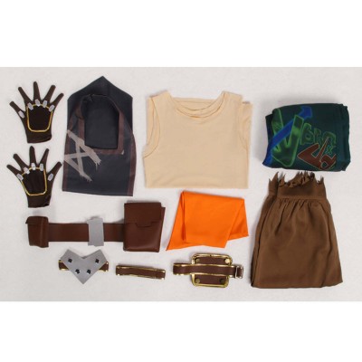 League of Legends Arcane Ekko Festival Christmas Party Cosplay Costume Halloween Carnival Outfit