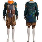 League of Legends Arcane Ekko Festival Christmas Party Cosplay Costume Halloween Carnival Outfit