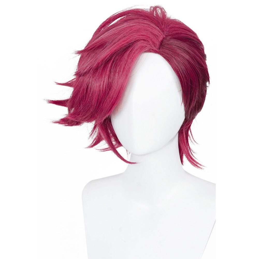League of Legends - LoL Vi Wig Heat Resistant Synthetic Hair Party Cosplay Costume Halloween Carnival