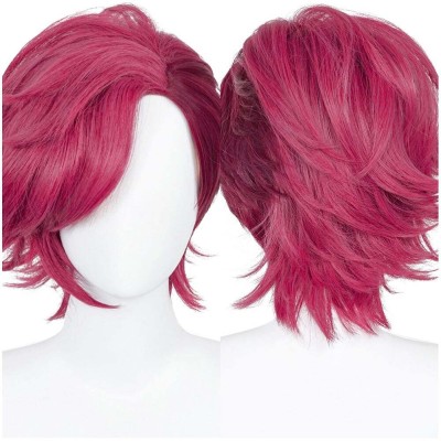 League of Legends - LoL Vi Wig Heat Resistant Synthetic Hair Party Cosplay Costume Halloween Carnival
