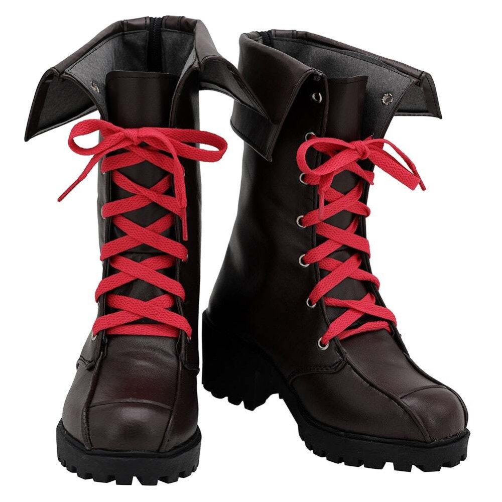League of Legends - LoL Jinx Christmas Boots Shoes Custom Made Cosplay Costume Halloween Carnival