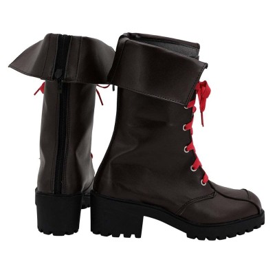 League of Legends - LoL Jinx Christmas Boots Shoes Custom Made Cosplay Costume Halloween Carnival