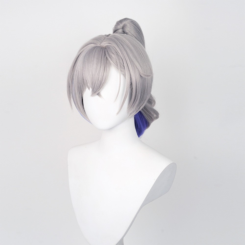 Honkai: Star Rail Silver Wolf Wig Heat Resistant Synthetic Hair Party Props Cosplay Costume Halloween Carnival