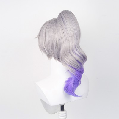 Honkai: Star Rail Silver Wolf Wig Heat Resistant Synthetic Hair Party Props Cosplay Costume Halloween Carnival
