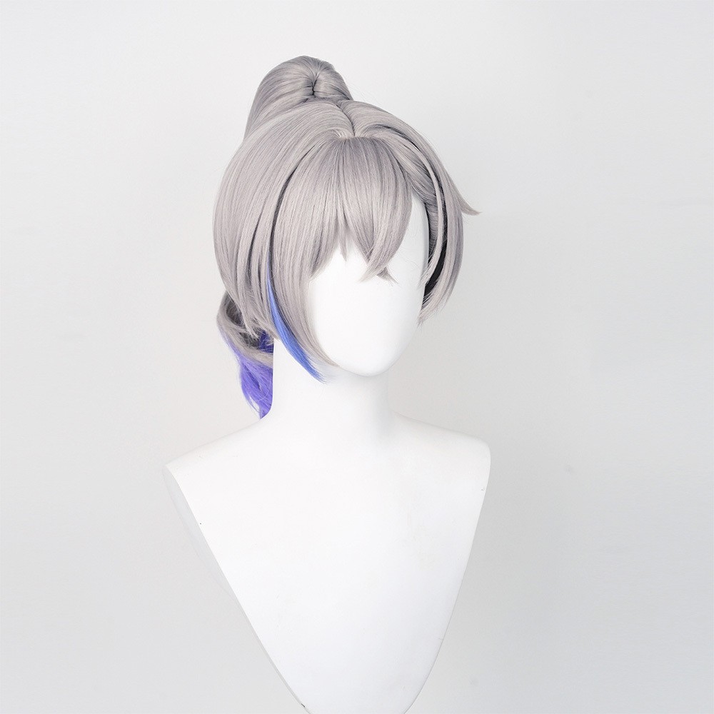 Honkai: Star Rail Silver Wolf Wig Heat Resistant Synthetic Hair Party Props Cosplay Costume Halloween Carnival