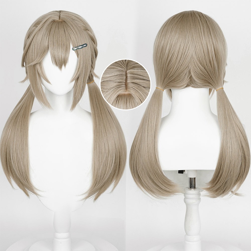 Honkai: Star Rail Qingque Wig Heat Resistant Synthetic Hair Party Props Cosplay Costume Halloween Carnival