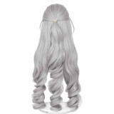 Honkai: Star Rail Bronya Rand Wig Heat Resistant Synthetic Hair Party Props Cosplay Costume Halloween Carnival