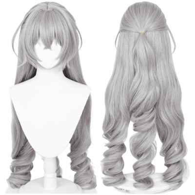Honkai: Star Rail Bronya Rand Wig Heat Resistant Synthetic Hair Party Props Cosplay Costume Halloween Carnival
