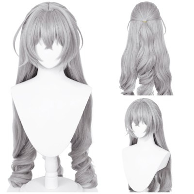 Honkai: Star Rail Bronya Rand Wig Heat Resistant Synthetic Hair Party Props Cosplay Costume Halloween Carnival