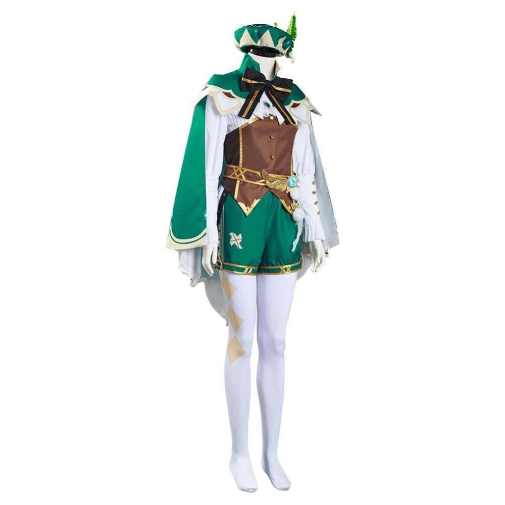 Genshin Impact Venti Suit Festival Christmas Party Cosplay Costume Halloween Carnival Outfit