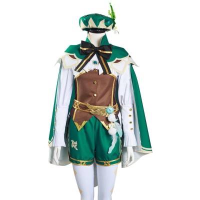 Genshin Impact Venti Suit Festival Christmas Party Cosplay Costume Halloween Carnival Outfit