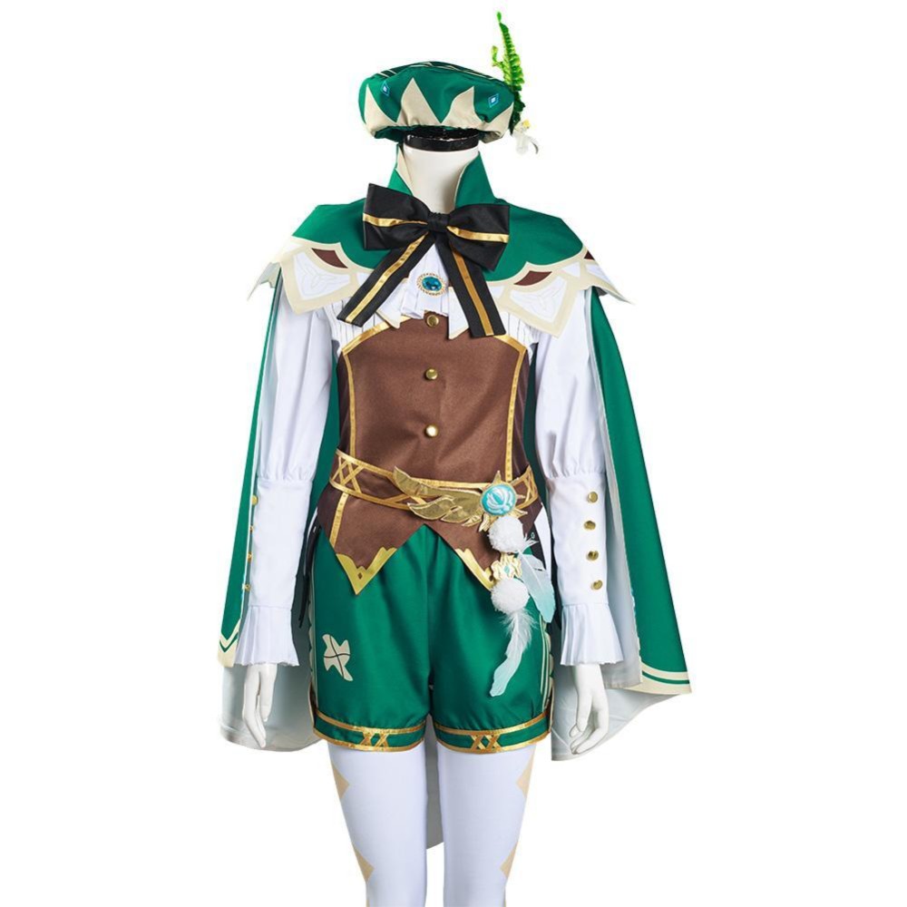 Genshin Impact Venti Suit Festival Christmas Party Cosplay Costume Halloween Carnival Outfit