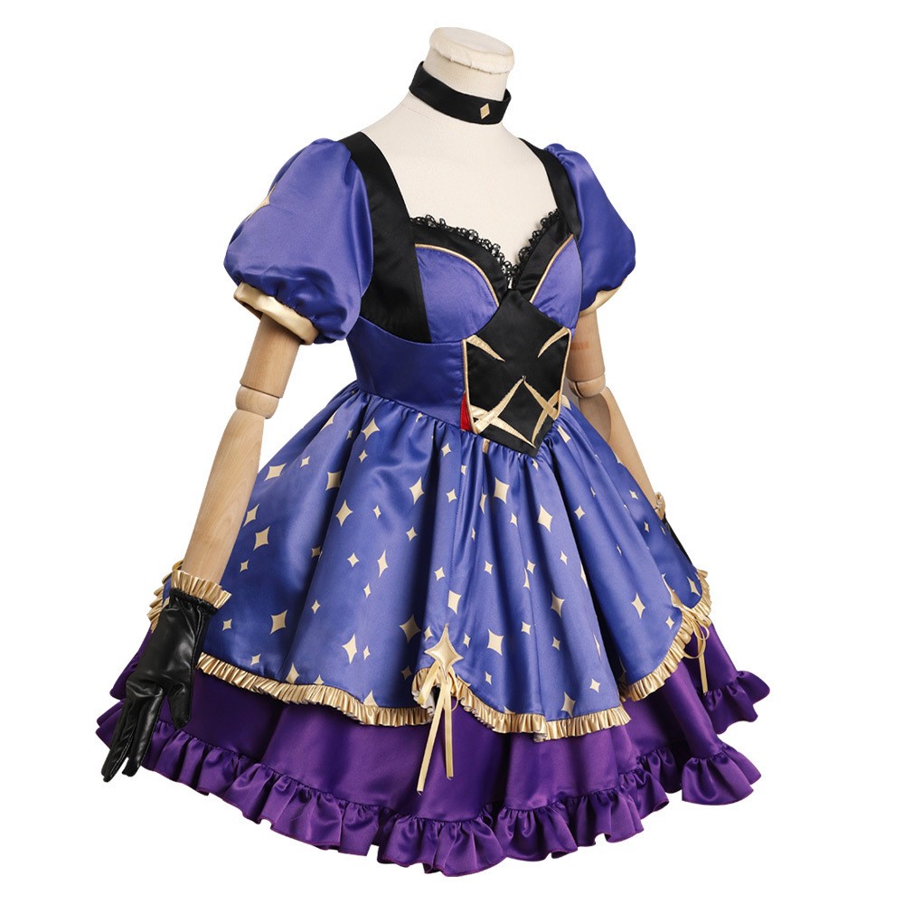 Genshin Impact Mona Witch Dress UUstyle® Cosplay Costume Halloween Carnival Outfit