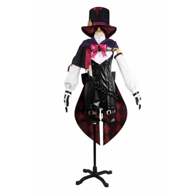 Genshin Impact Lyney Suit Cosplay Costume Halloween Carnival Outfit