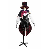 Genshin Impact Lyney Suit Cosplay Costume Halloween Carnival Outfit