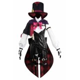 Genshin Impact Lyney Suit Cosplay Costume Halloween Carnival Outfit