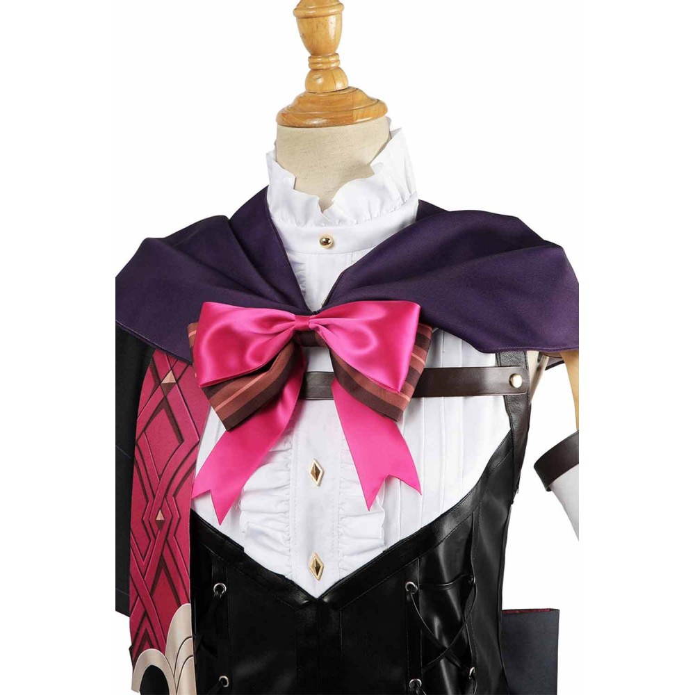 Genshin Impact Lyney Suit Cosplay Costume Halloween Carnival Outfit