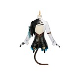 Game Genshin Impact Lynette Black Cat-Like Suit Cosplay Costume Halloween Carnival Outfit