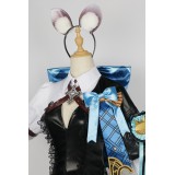 Game Genshin Impact Lynette Black Cat-Like Suit Cosplay Costume Halloween Carnival Outfit