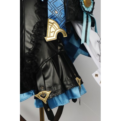 Game Genshin Impact Lynette Black Cat-Like Suit Cosplay Costume Halloween Carnival Outfit