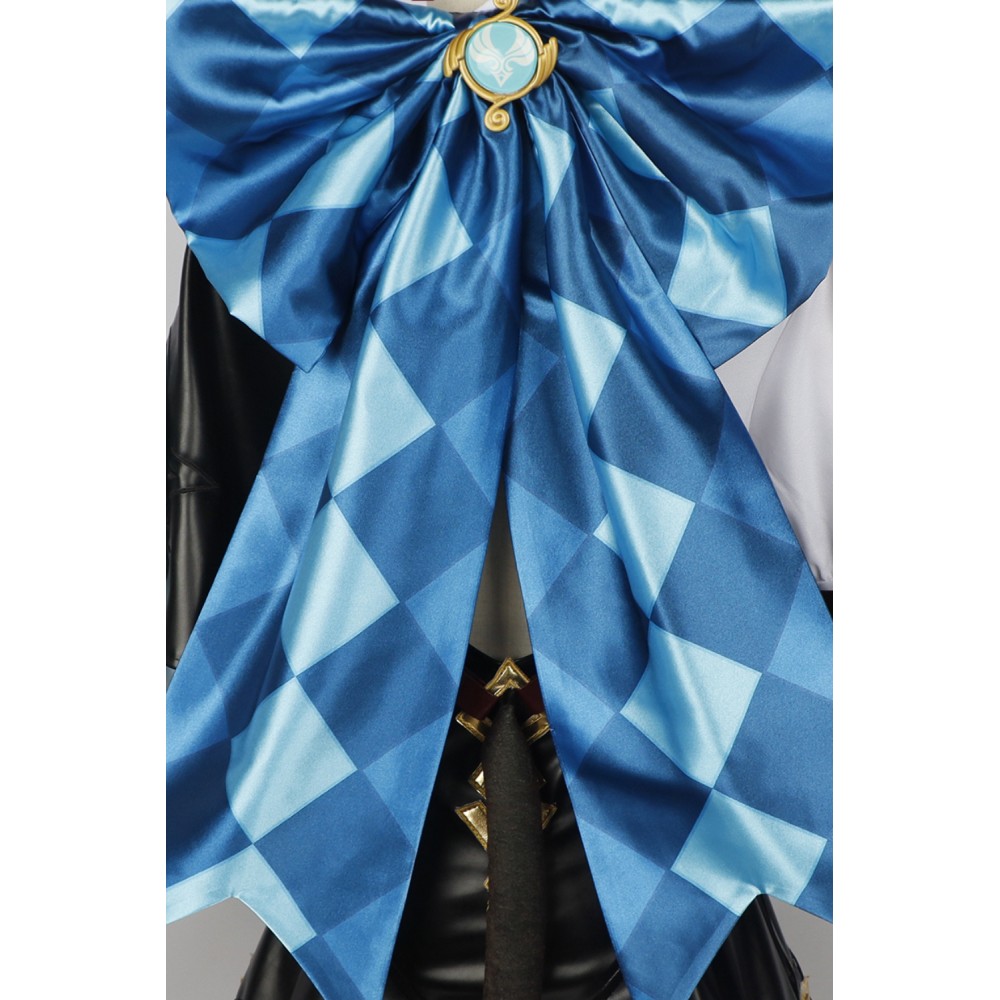 Game Genshin Impact Lynette Black Cat-Like Suit Cosplay Costume Halloween Carnival Outfit