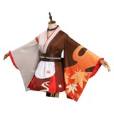 Genshin Impact Kaedehara Kazuha Kimono Maid UUstyle® Cosplay Costume Halloween Carnival Outfit
